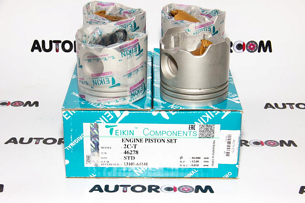 Комплект поршней 2C / 2CT STD Teikin