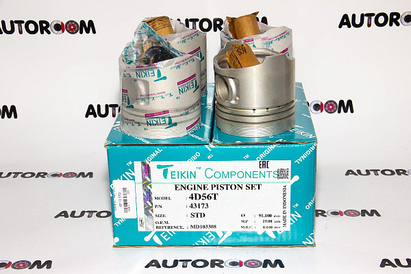 Комплект поршней 4D56 STD Teikin