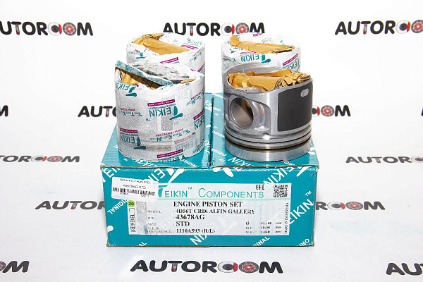 Комплект поршней 4D56T CRDi STD Alfin Gallery Teikin
