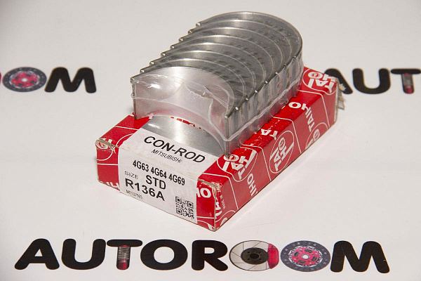 Вкладыши шатунные Mitsubishi 4G63 / 4G64 R136A STD