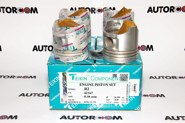Комплект поршней R2 / RF + 0,5 мм Teikin