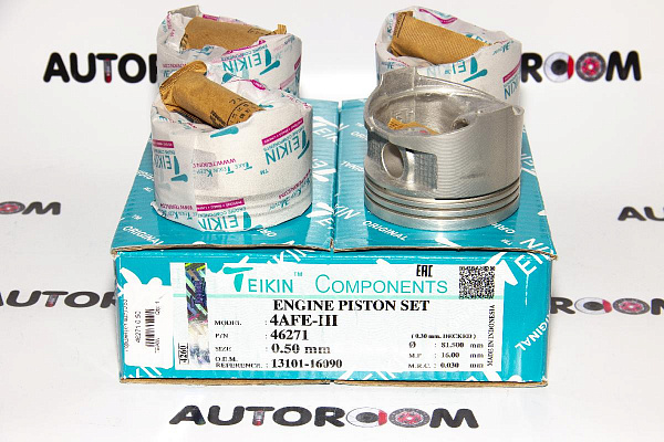 Комплект поршней 4A + 0,5 мм Teikin
