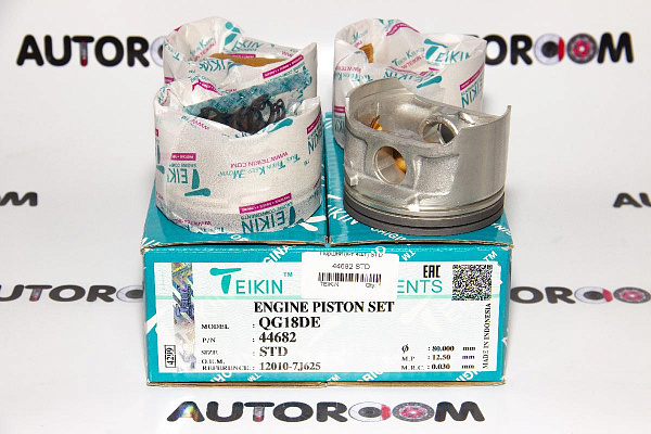 Комплект поршней QG18 STD Teikin